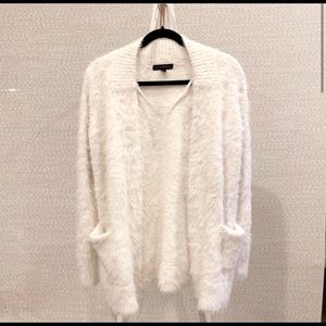 Banana Republic White Sweater Cardigan